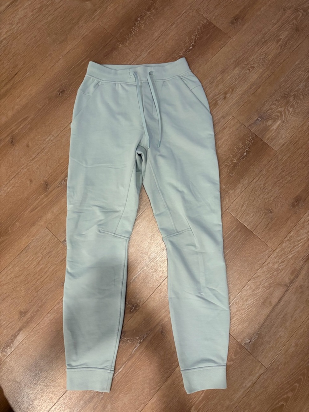 lululemon athletica light gray/gray pullover hoodie